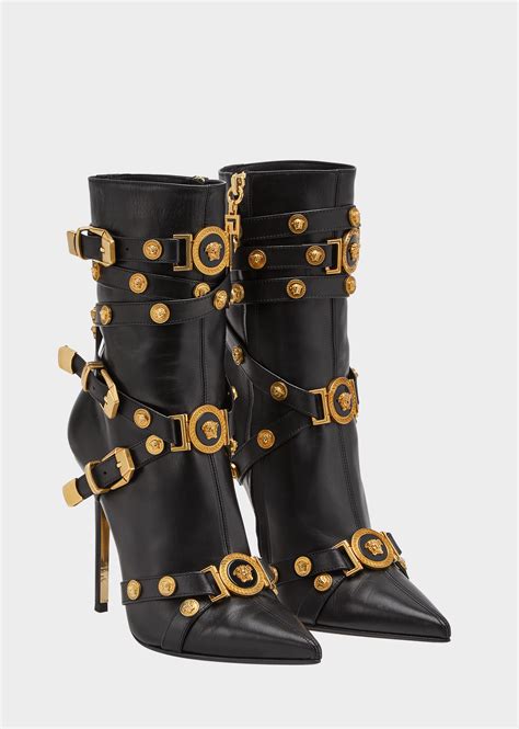 used versace women boots|versace high heel boots.